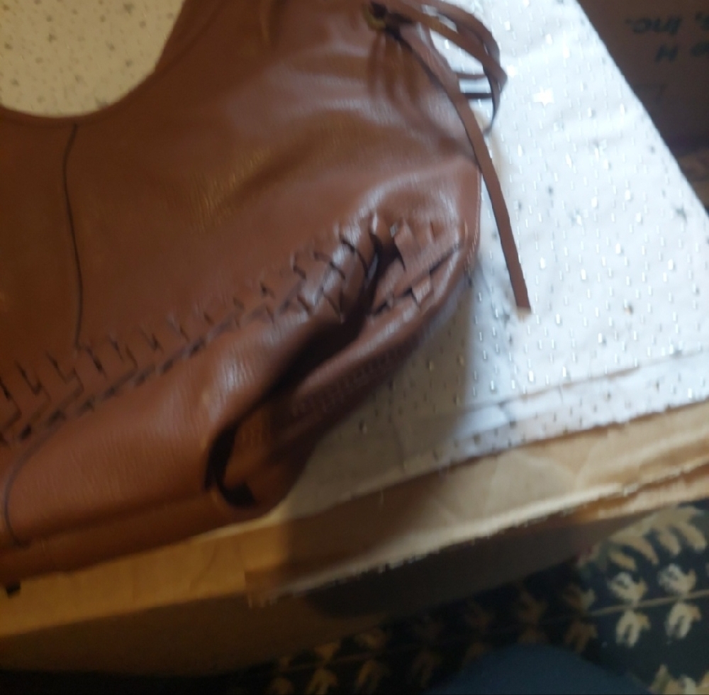 Lodis Julie Leather Hobo Bag - Chesnut - Picture 3 of 4